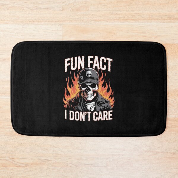 Item preview, I Don’t Care Sarcastic Skeleton for Bold Humor Lovers  designed and sold by Belkisallen.