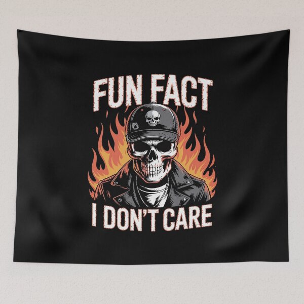 Item preview, I Don’t Care Sarcastic Skeleton for Bold Humor Lovers  designed and sold by Belkisallen.