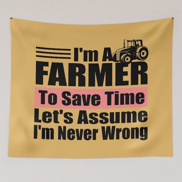 Item preview, Expert Farmer Wisdom: Funny Agriculturist Slogan | Best Orchard Farm Gift for Agronomist Dad, Mom & Gardener designed and sold by karibov.