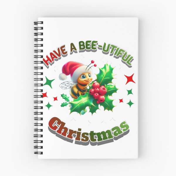 Item preview, Cute Christmas Bee Pun Design – Have a Bee-utiful Christmas – Kawaii Holiday Bee Art designed and sold by HopeAndHustle.