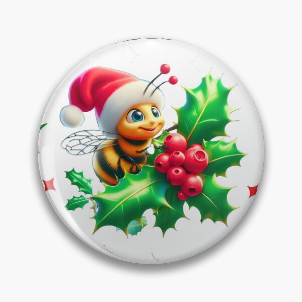 Item preview, Cute Christmas Bee Pun Design – Have a Bee-utiful Christmas – Kawaii Holiday Bee Art designed and sold by HopeAndHustle.