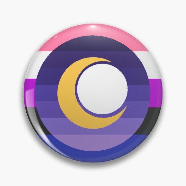 Item preview, Genderfluid Enbian designed and sold by Queer Media Archive.