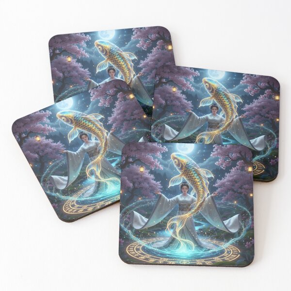 Item preview, Moonlit Ritual: The Golden Koi’s Blessing designed and sold by Mori-no-Akari.