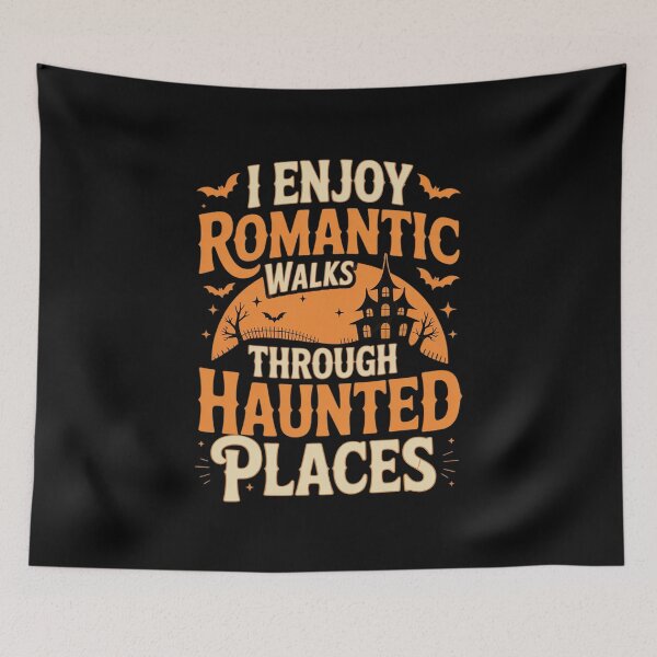 Item preview, I Enjoy Romantic Walks Through Haunted Places - Ghost Hunter  designed and sold by Belkisallen.