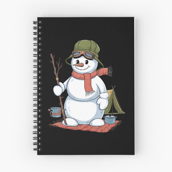 Item preview, Snowman Camping Winter Fun With Adventure designed and sold by RubySandy.