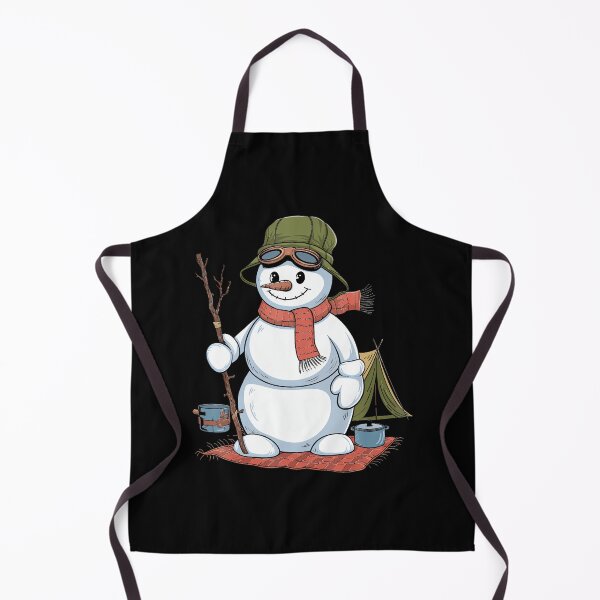 Item preview, Snowman Camping Winter Fun With Adventure designed and sold by RubySandy.