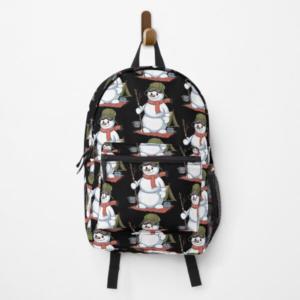 Item preview, Snowman Camping Winter Fun With Adventure designed and sold by RubySandy.