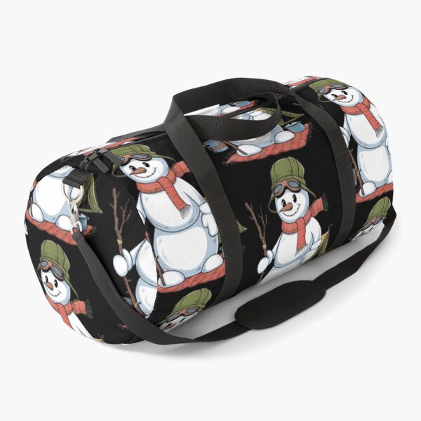 Item preview, Snowman Camping Winter Fun With Adventure designed and sold by RubySandy.
