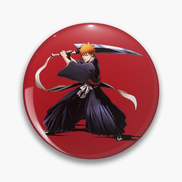 Item preview, Bleach-Style Sword Warrior Inspired – Battle Stance Black Blade Artwork designed and sold by PosterFuel.
