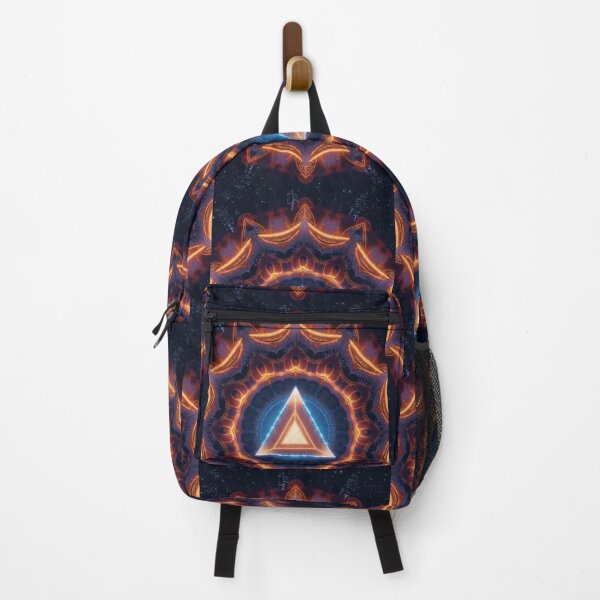 Item preview, Luminous mandala with triangle in the center designed and sold by Mianku | Für das Leben.