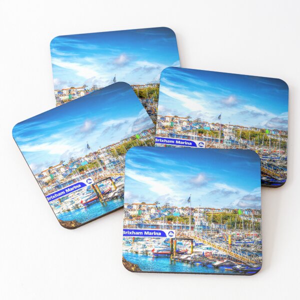 Item preview, Brixham Marina with Boats And Yachts, Devon, England designed and sold by Paul Thompson Photography.