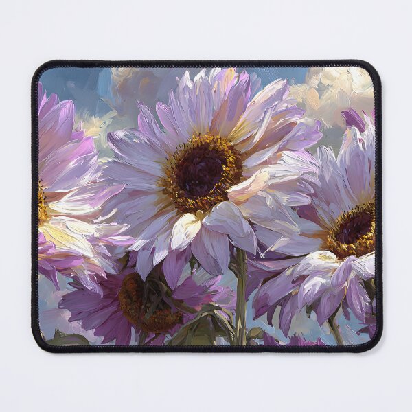 Item preview, Pastel Pink Sunflowers in Sunset Glow designed and sold by daila70.
