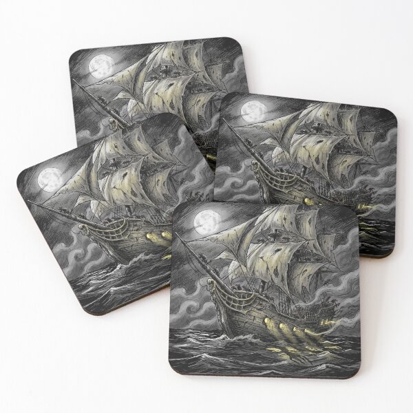 Item preview, Plague Ship Nightmare in Nosferatu Gothic illustration designed and sold by Vintage Designs +.