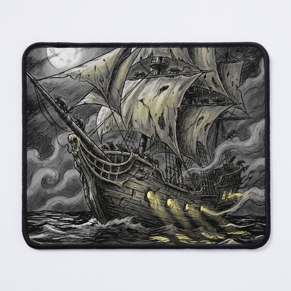 Item preview, Plague Ship Nightmare in Nosferatu Gothic illustration designed and sold by Vintage Designs +.