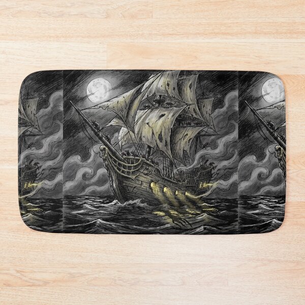 Item preview, Plague Ship Nightmare in Nosferatu Gothic illustration designed and sold by Vintage Designs +.