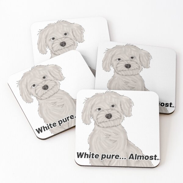 Item preview, Maltese Semirealistic – “Pure White… Almost” - cute Semirealistic dog design designed and sold by Crack-in-Colors.