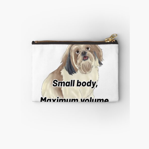 Item preview, Shih Tzu Semirealistic – “Small Body, Maximum Volume” - cute semirealistic dog design designed and sold by Crack-in-Colors.