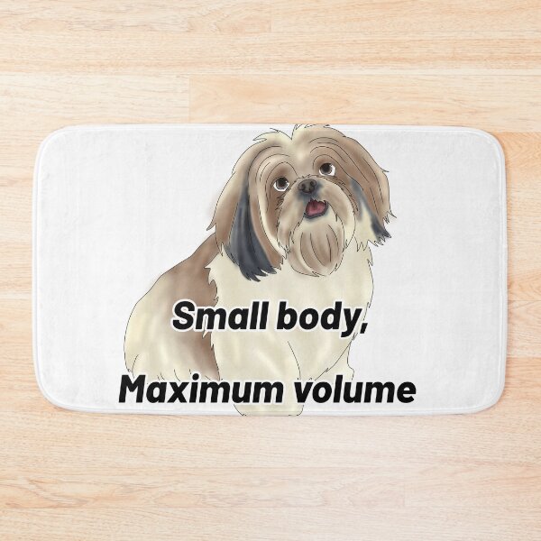 Item preview, Shih Tzu Semirealistic – “Small Body, Maximum Volume” - cute semirealistic dog design designed and sold by Crack-in-Colors.