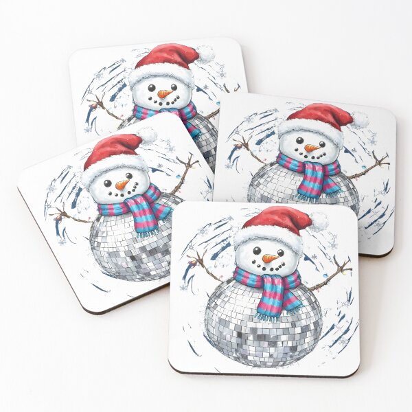Item preview, Christmas Disco Snowman, Winter Snowman, Christmas Girly, Christmas Season  designed and sold by DesignDenDo ⭐⭐⭐⭐⭐.