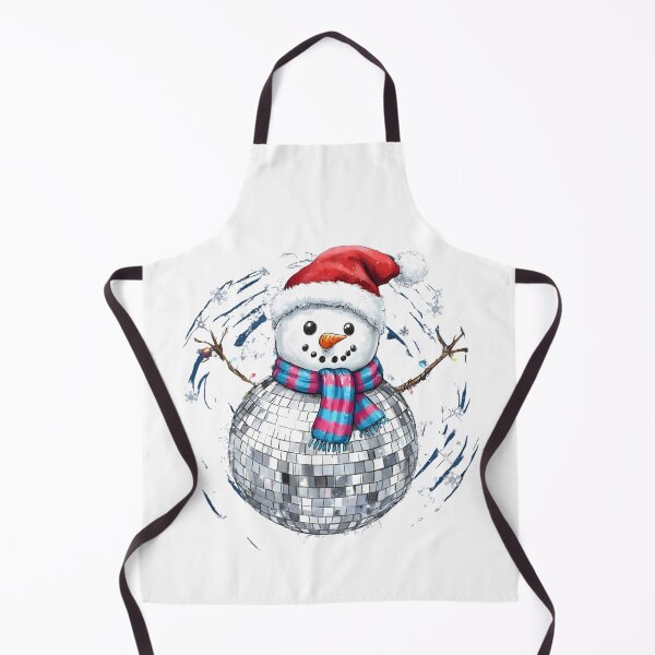 Item preview, Christmas Disco Snowman, Winter Snowman, Christmas Girly, Christmas Season designed and sold by DesignDenDo ⭐⭐⭐⭐⭐.