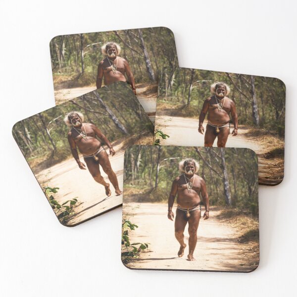 Item preview, Australian aboriginal doing his walk about designed and sold by Made-by-Gus.