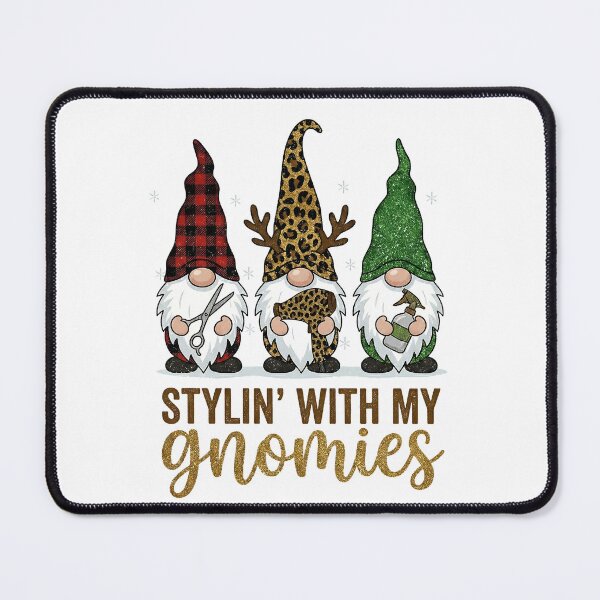 Item preview, Hair Stylist Christmas Gnomes – Stylin’ With My Gnomies designed and sold by Imaginationbeyond.