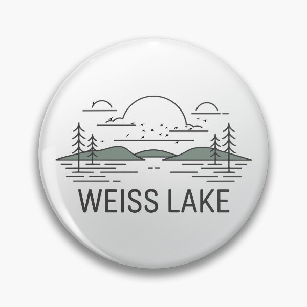Item preview, Weiss Lake – Clean Line Landscape designed and sold by JessArty ⭐⭐⭐⭐⭐.
