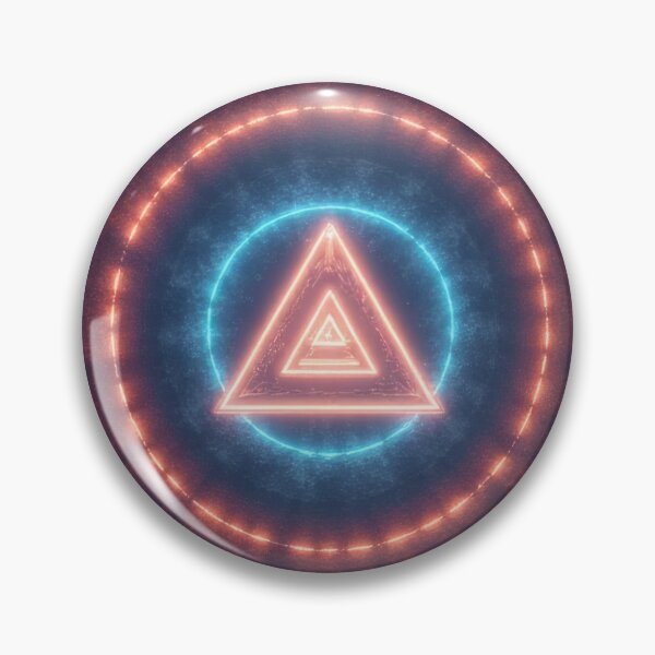 Item preview, Neon Triangle Tunnel in Spherical Galaxy designed and sold by Mianku | Für das Leben.