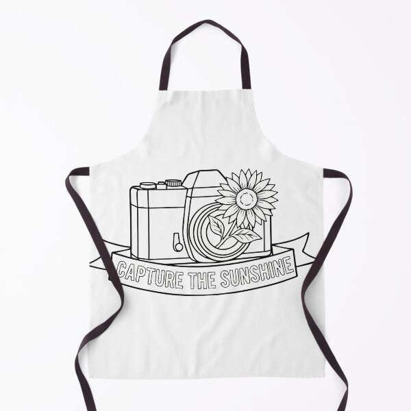 Item preview, Capture The Sunshine - Vintage Camera with Sunflower Line Art designed and sold by Abdullah9130.