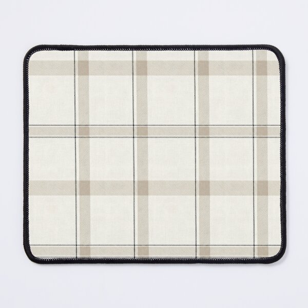 Item preview, Minimalist Neutral Taupe Plaid Tartan Seamless Linen Texture designed and sold by svarupa.