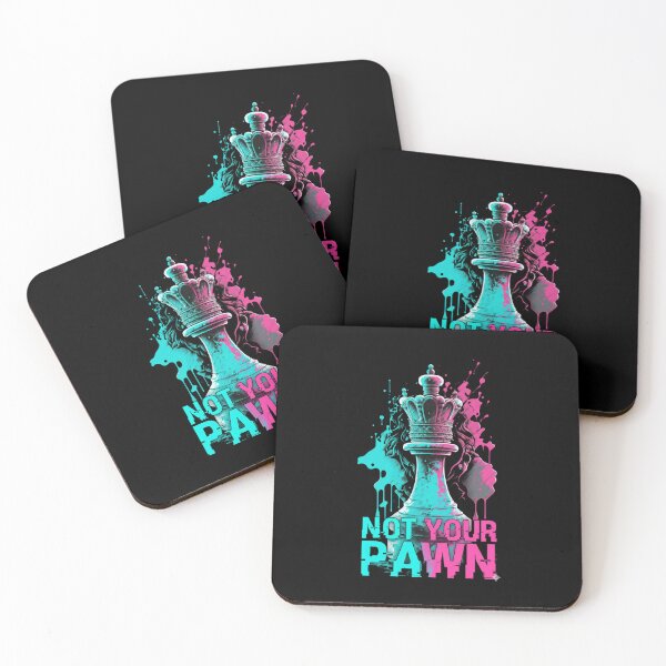 Item preview, Not Your Pawn - Neon Cyberpunk Chess Queen - Strategy & Empowerment Art designed and sold by Williams Anderson.