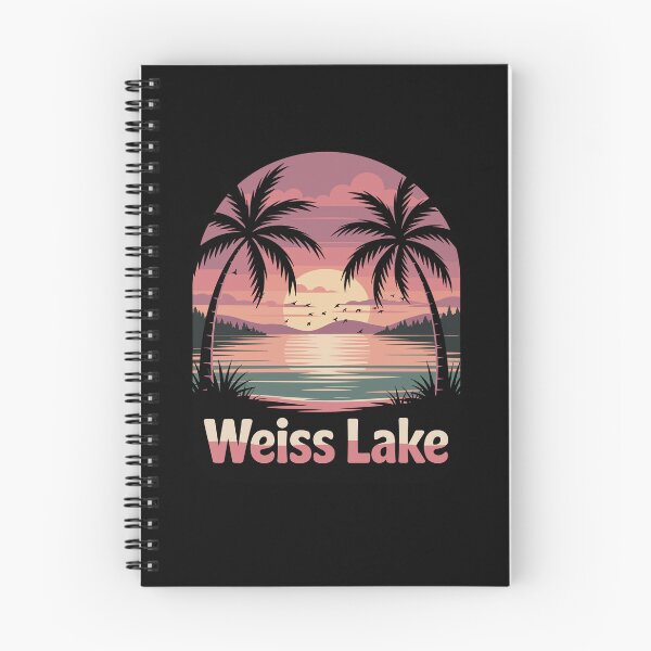 Item preview, Weiss Lake – Retro Sunset designed and sold by JessArty ⭐⭐⭐⭐⭐.