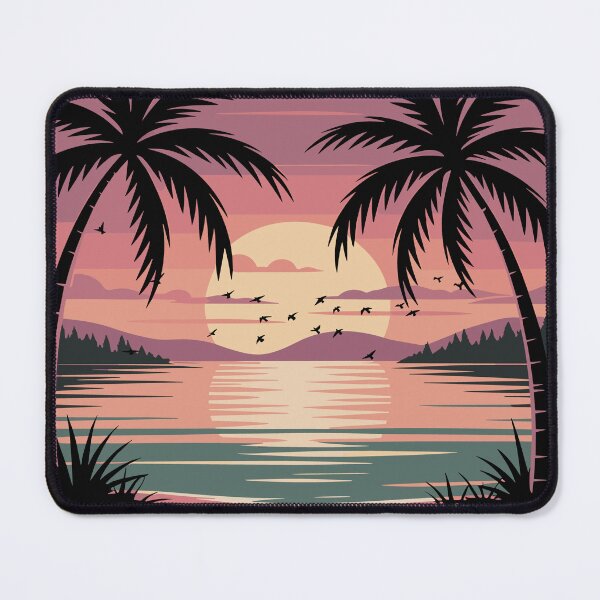 Item preview, Weiss Lake – Retro Sunset designed and sold by JessArty ⭐⭐⭐⭐⭐.