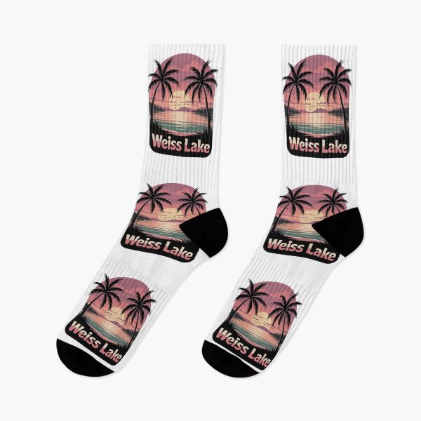 Item preview, Weiss Lake – Retro Sunset designed and sold by JessArty ⭐⭐⭐⭐⭐.