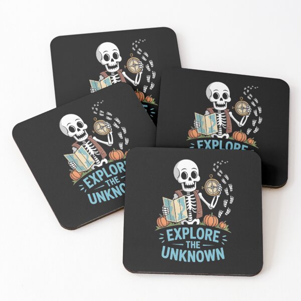 Item preview, Explore The Unknown Skeleton Adventures Await Halloween Wanderlust designed and sold by TeamLequid.