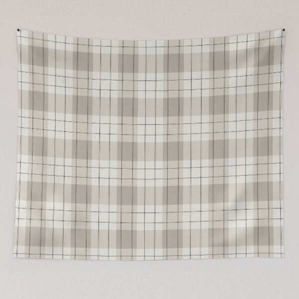 Item preview, Minimalist Neutral Taupe Plaid Tartan Seamless Linen Texture designed and sold by svarupa.