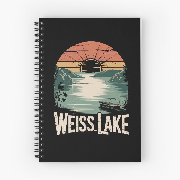 Item preview, Weiss Lake – Retro Sunset designed and sold by JessArty ⭐⭐⭐⭐⭐.