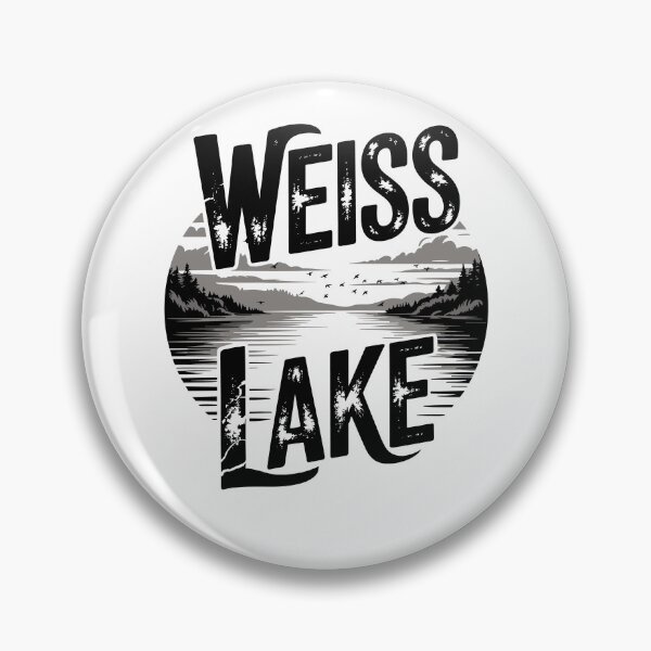 Item preview, Weiss Lake – Bold Distressed Lake Silhouette designed and sold by JessArty ⭐⭐⭐⭐⭐.