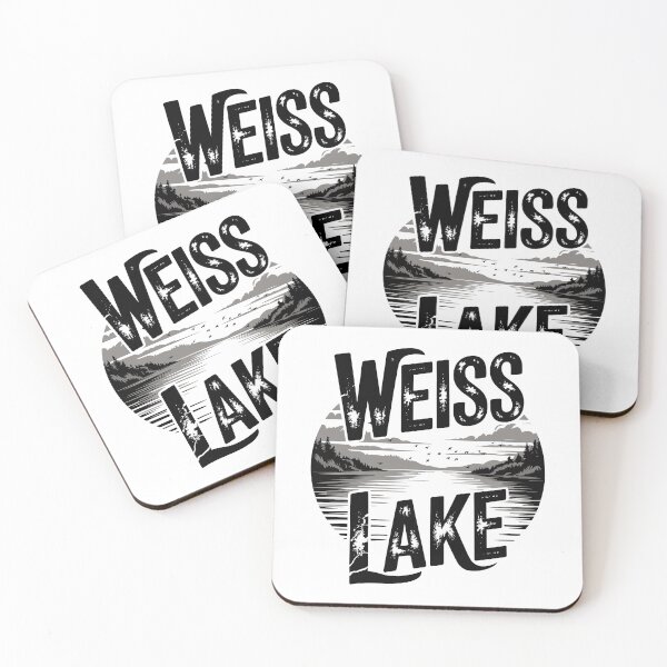 Item preview, Weiss Lake – Bold Distressed Lake Silhouette designed and sold by JessArty ⭐⭐⭐⭐⭐.