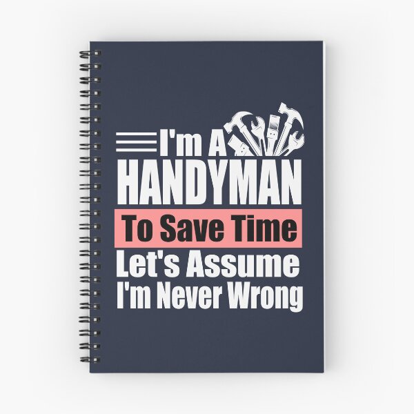 Item preview, Expert Handyman Wisdom: Funny Tradesman Motto | Best Gift for Carpenter Dad, Mechanic & Master Fixer designed and sold by karibov.