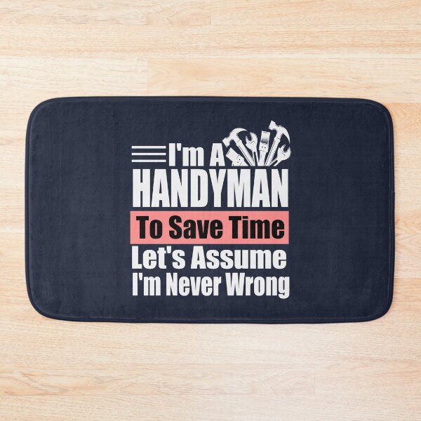 Item preview, Expert Handyman Wisdom: Funny Tradesman Motto | Best Gift for Carpenter Dad, Mechanic & Master Fixer designed and sold by karibov.
