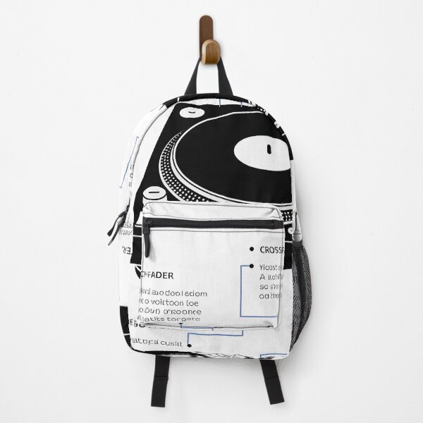 Item preview, DJ Turntable Minimal Contemporary Infographic Art – Modern Music & Party Culture Design designed and sold by OzzFrequency.