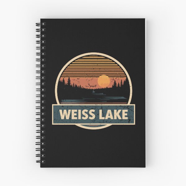 Item preview, Weiss Lake – Warm Retro Sunset designed and sold by JessArty ⭐⭐⭐⭐⭐.