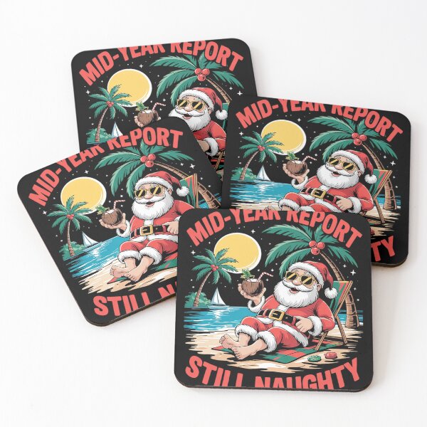 Item preview, Mid Year Report Still Naughty Funny Christmas In July Santa18  designed and sold by RoyTill0Art.