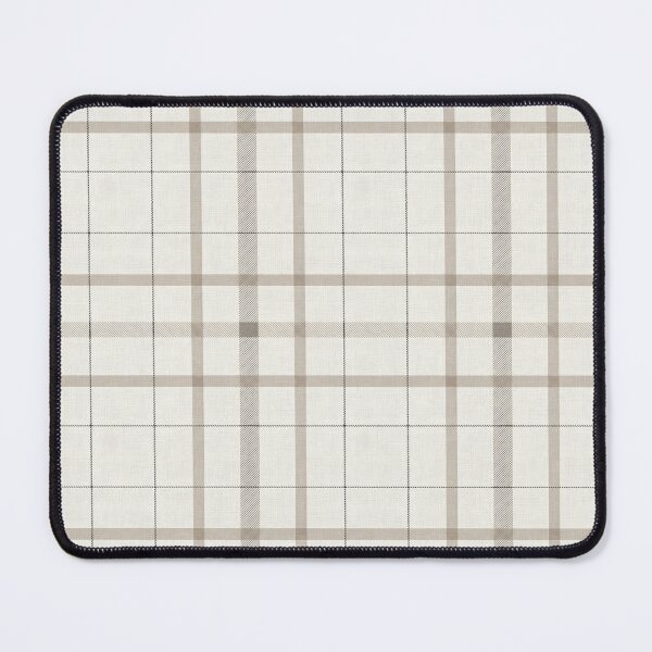 Item preview, Minimalist Neutral Taupe Plaid Tartan Seamless Linen Texture designed and sold by svarupa.