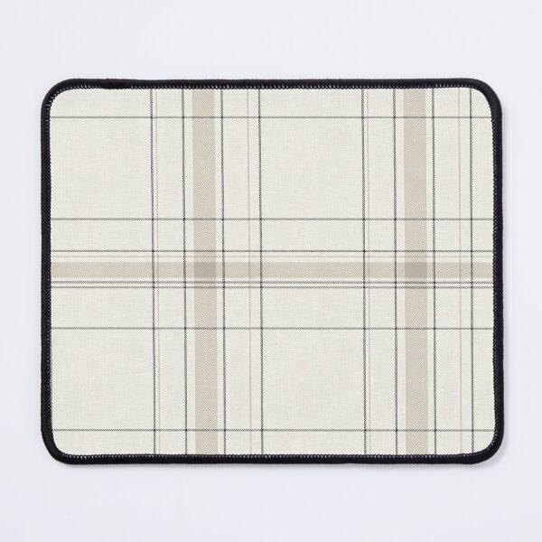 Item preview, Minimalist Neutral Taupe Plaid Tartan Seamless Linen Texture designed and sold by svarupa.