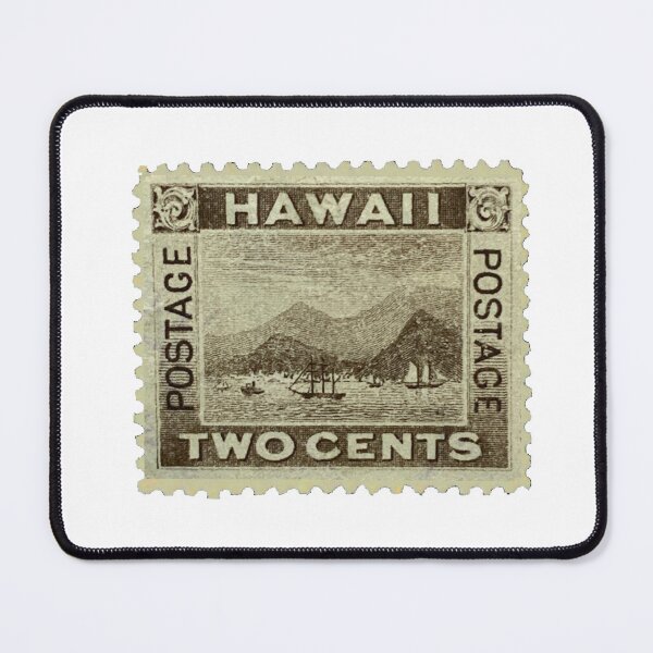 Item preview, Vintage Hawaii Two Cents Sepia Postage Stamp designed and sold by red-amber65.