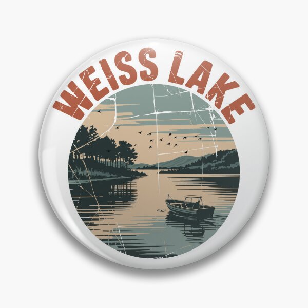 Item preview, Weiss Lake – Vintage Warm Lakeside designed and sold by JessArty ⭐⭐⭐⭐⭐.