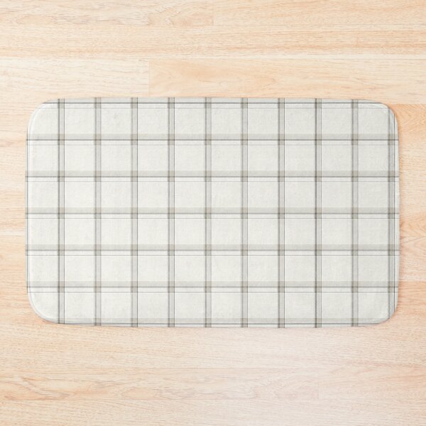 Item preview, Minimalist Neutral Taupe Plaid Tartan Seamless Linen Texture designed and sold by svarupa.