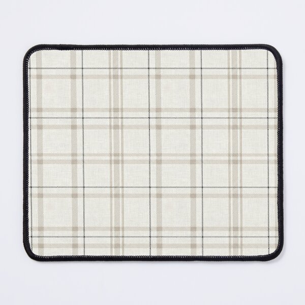 Item preview, Minimalist Neutral Taupe Plaid Tartan Seamless Linen Texture designed and sold by svarupa.